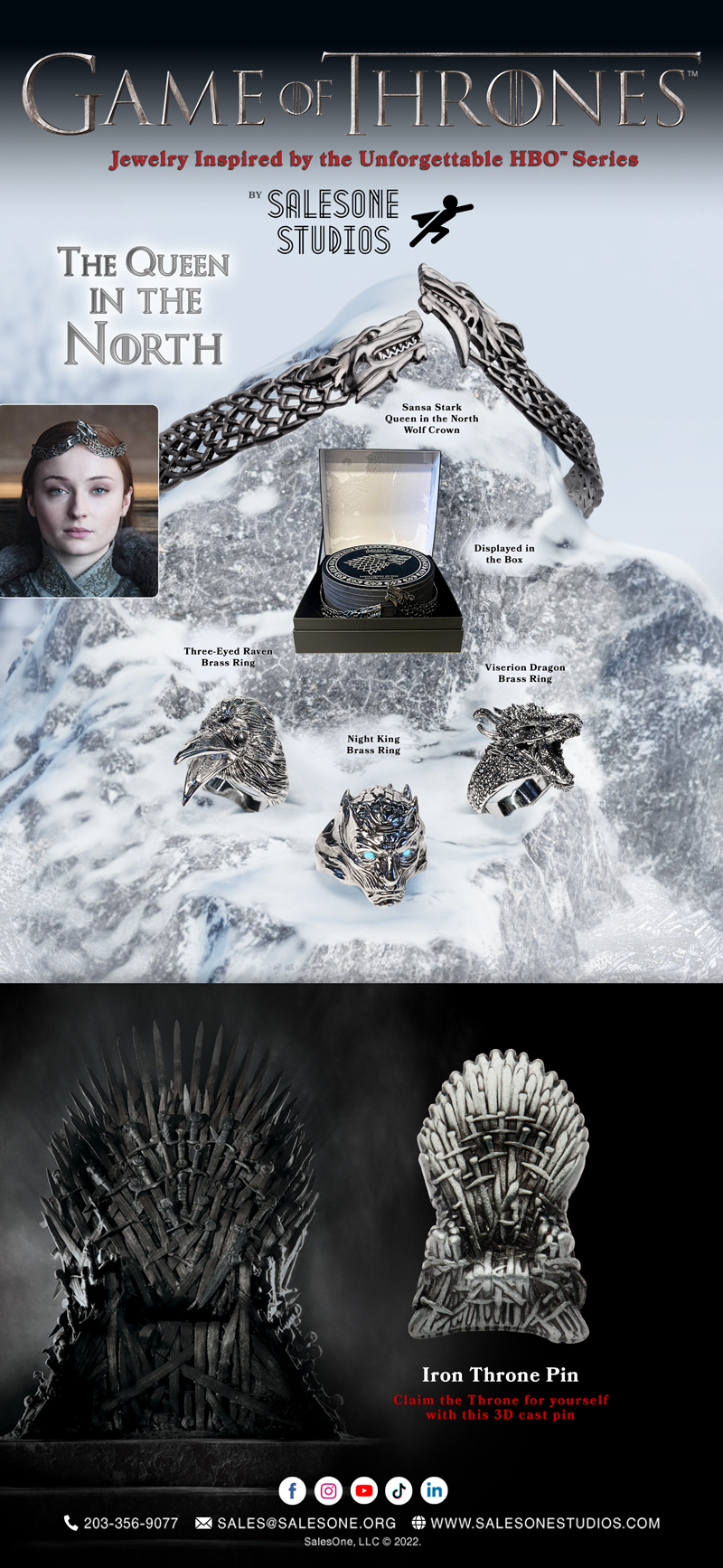 New Game of Thrones Styles Available Now On S1 Studios!